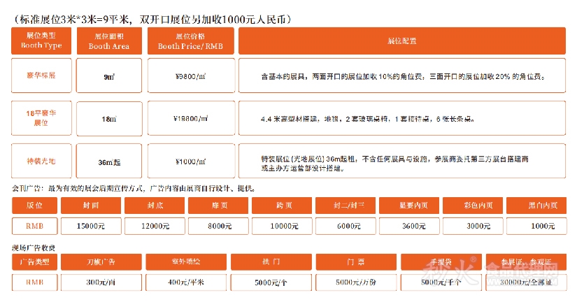 收费标准